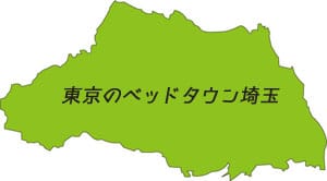 埼玉県の地図画像