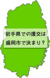 岩手県の地図の画像