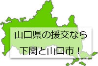 山口県の地図の画像